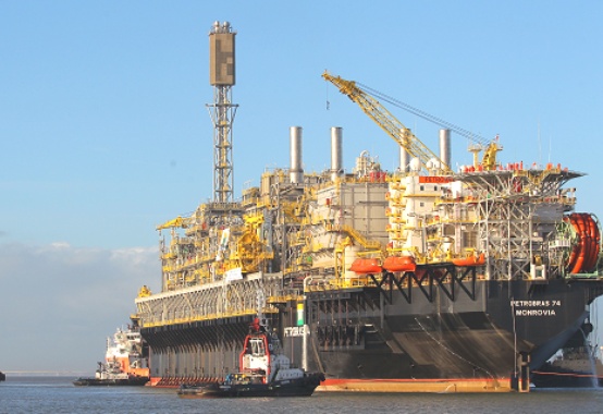 FPSO P-74 chega ao campo de Búzios, no pré-sal da Bacia de Santos FPSO P-74 chega ao campo de Búzios, no pré-sal da Bacia de Santos