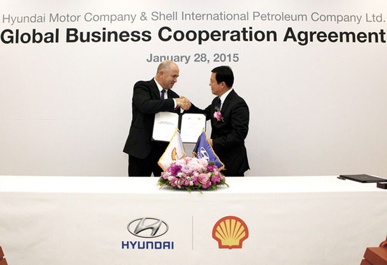 Shell e Hyundai estendem parceria global por mais cinco anos Shell e Hyundai estendem parceria global por mais cinco anos