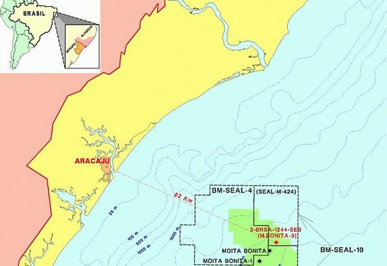 Petrobras confirma potencial da área de Moita Bonita na Bacia de Sergipe-Alagoas