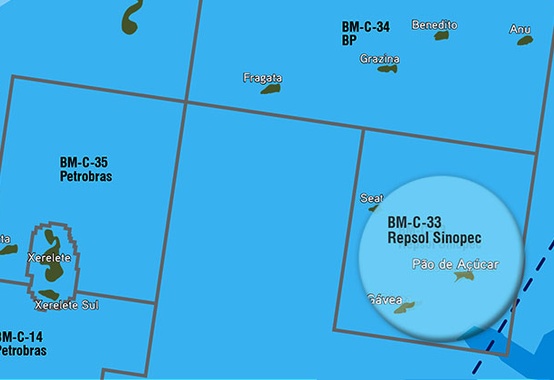 Repsol Sinopec confirma potencial do bloco BM-C-33 Repsol Sinopec confirma potencial do bloco BM-C-33