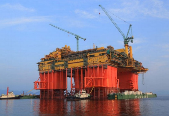 Samsung finaliza construção da maior plataforma semissubmersível do mundo Samsung finaliza construção da maior plataforma semissubmersível do mundo