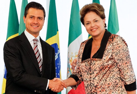No México, Dilma propõe aliança entre a Petrobras e Pemex No México, Dilma propõe aliança entre a Petrobras e Pemex