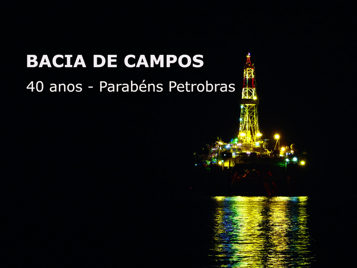 Petrobras recebe homenagem pelos 40 anos de produção na Bacia de Campos durante a Brasil Offshore