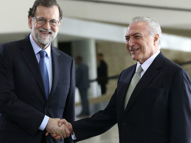 Temer e Rajoy: cooperação bilateral nas áreas de desenvolvimento, economia e comércio e infraestrutura