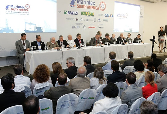 Lideranças governamentais, setoriais e empresariais abriram a 12ª edição da Marintec Lideranças governamentais, setoriais e empresariais abriram a 12ª edição da Marintec