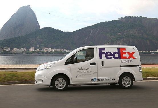 Nissan e FedEx Express testam furgão 100% elétrico no Brasil Nissan e FedEx Express testam furgão 100% elétrico no Brasil