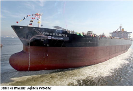 Transpetro lança quarto navio do Promef Transpetro lança quarto navio do Promef
