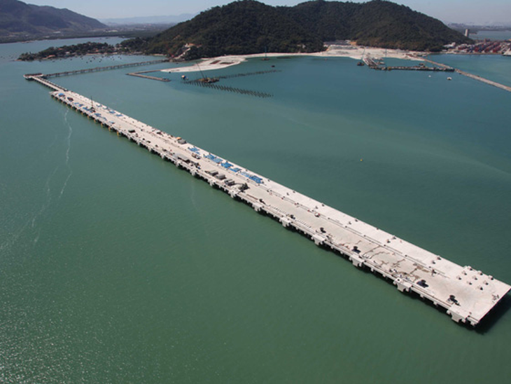MMX conclui obras civis marítimas do Superporto Sudeste