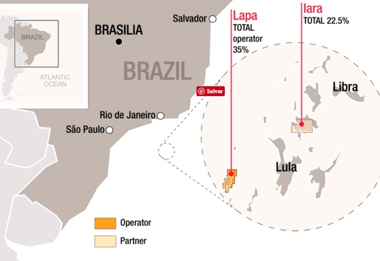 Petrobras e a francesa Total realizam transferência de direitos nas concessões de Lapa e Iara, no pré-sal Petrobras e a francesa Total realizam transferência de direitos nas concessões de Lapa e Iara, no pré-sal