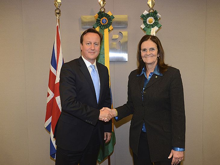 Primeiro-ministro do Reino Unido se reúne com Graça Foster no RJ