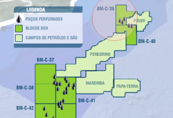 OGX anuncia presença de hidrocarbonetos no poço OGX-35D OGX anuncia presença de hidrocarbonetos no poço OGX-35D