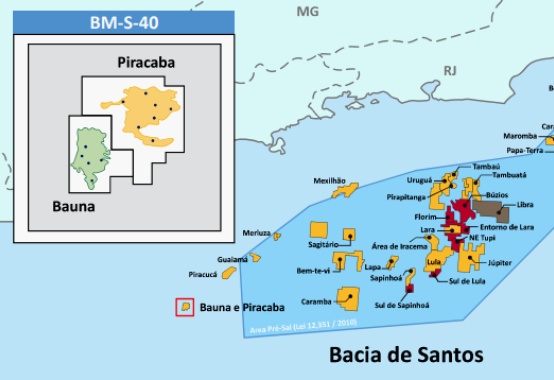 Campo de Baúna, na Bacia de Santos é colocado à venda Campo de Baúna, na Bacia de Santos é colocado à venda
