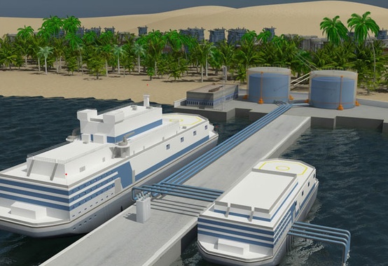 Rosatom constrói primeira usina nuclear flutuante do mundo Rosatom constrói primeira usina nuclear flutuante do mundo