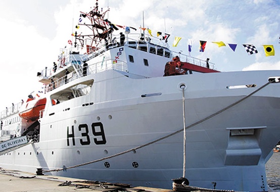 Brasil recebe navio hidroceanográfico que permitirá avanços na área de pesquisa Brasil recebe navio hidroceanográfico que permitirá avanços na área de pesquisa