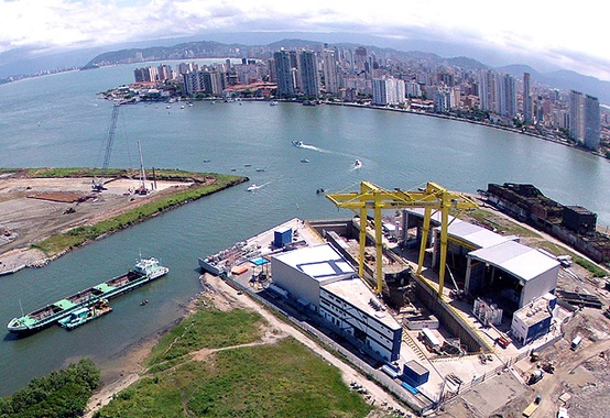 Wilson Sons inaugura segundo estaleiro no Guarujá Wilson Sons inaugura segundo estaleiro no Guarujá
