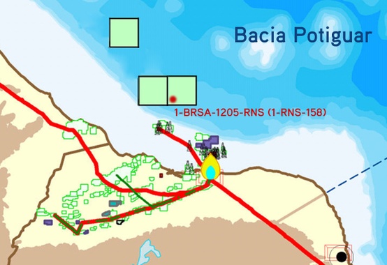 Petrobras comprova descoberta em águas profundas na Bacia Potiguar Petrobras comprova descoberta em águas profundas na Bacia Potiguar