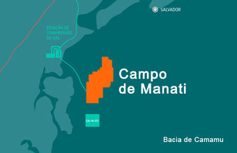 Colocado à venda o campo de Manati na Bacia de Camamu (BA)
