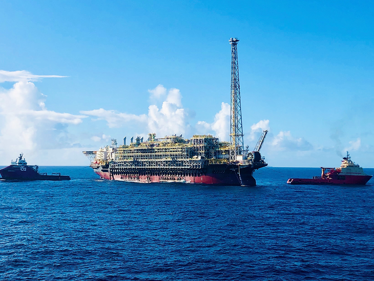 FPSO Carioca começa aperar no campo de Sépia, no pré-sal da Bacia de Santos