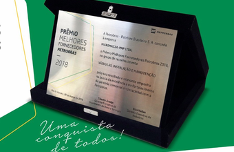 Micromazza recebe o Prêmio Melhores Fornecedores Petrobras 2018