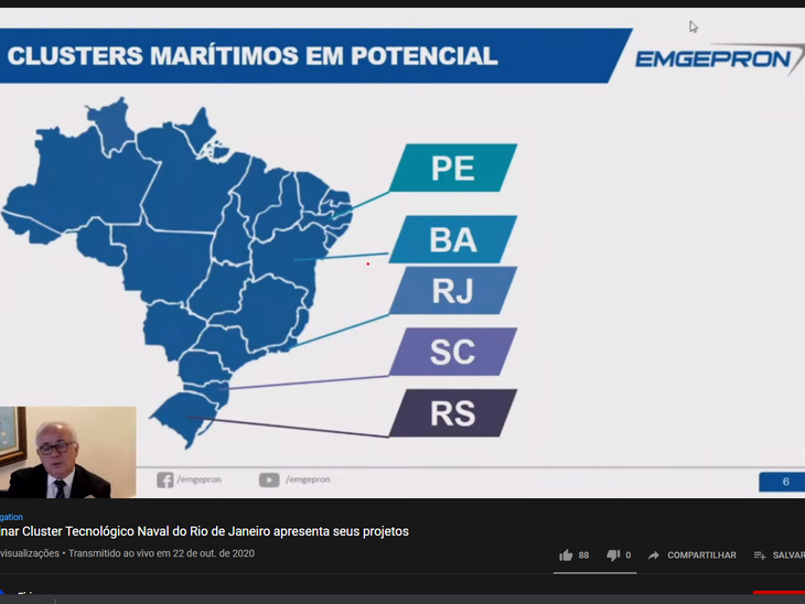 Oportunidades na indústria marítima nacional foram apresentadas durante evento do Cluster Naval RJ
