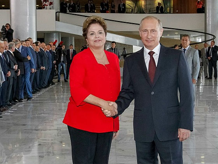 Dilma e Putin se encontram em Brasília