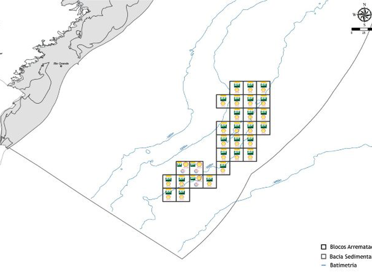 Bacia de Pelotas: Petrobras adquire 29 blocos no Leilão de Oferta Permanente da ANP