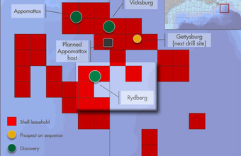 Shell anuncia 3ª grande descoberta no Golfo do México