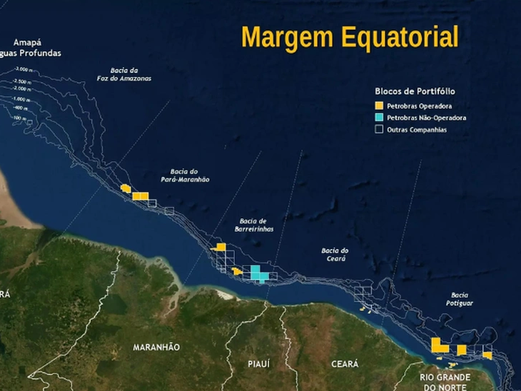 Petrobras usará tecnologia da Nasa para monitorar a Margem Equatorial