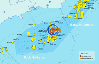 Produção em Búzios, no pré-sal da Bacia de Santos consegue um novo recorde