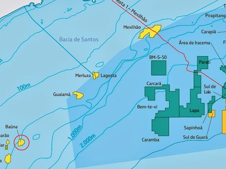 Petrobras informa sobre proposta de desinvestimento do campo de Baúna na Bacia de Campos