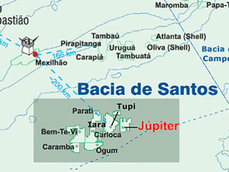 Testes confirmam grande jazida de gás e óleo leve em Júpiter