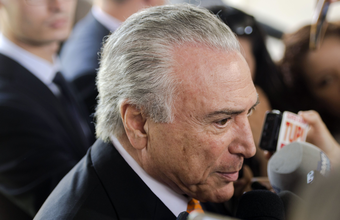 Em Goa, na Índia, Temer diz que Brasil começa a entrar nos trilhos