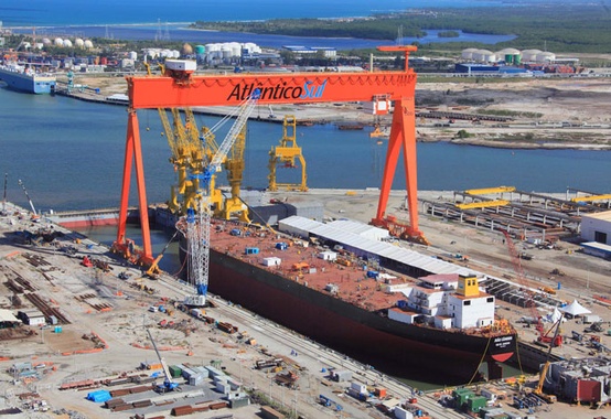 Com um contrato de R$ 2,2 bi, Estaleiro EAS em Suape, retoma projetos de construção naval Com um contrato de R$ 2,2 bi, Estaleiro EAS em Suape, retoma projetos de construção naval