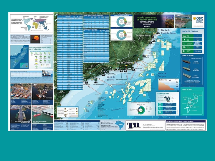 Lançamento TN: MAPA INFRAESTRURA E LOGÍSTICA DO PRÉ SAL 2022