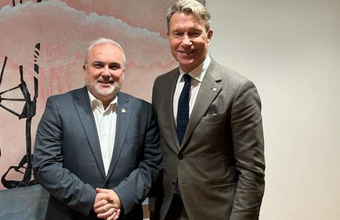 Jean Paul Prates e Terje Aasland participam de reunião bilateral em Oslo