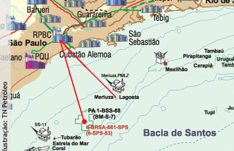Petrobras anuncia descoberta de gás na Bacia de Santos