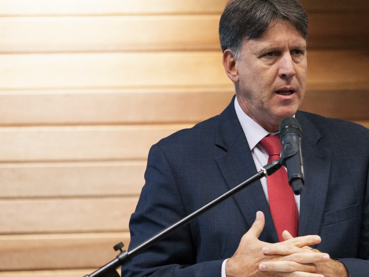 Hugo Repsold, diretor da Petrobras apresenta programa de reestruturação da estatal em encontro na Firjan