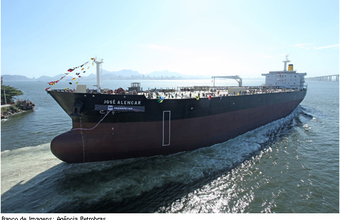Transpetro lança ao mar o navio de produtos José Alencar
