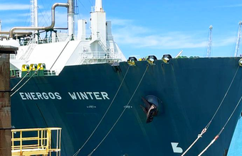 Navio Energos Winter irá operar no terminal Gás-Sul em 2024