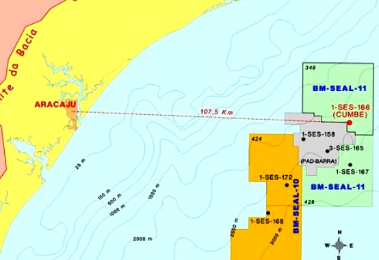 Descoberta de gás natural na Bacia de Sergipe é confirmada pela Petrobras Descoberta de gás natural na Bacia de Sergipe é confirmada pela Petrobras