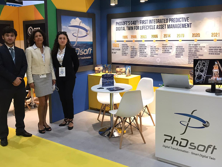 PhDsoft apresenta gêmeo digital na OTC 2021