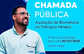 Gasmig abre chamada pública para aquisição de biometano no Triângulo Mineiro