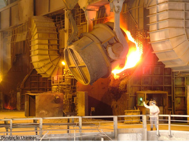 Produção mundial de aço bruto cresce 2,2% em maio