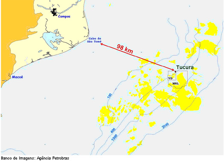 Petrobras anuncia nova acumulação de óleo na Bacia de Campos
