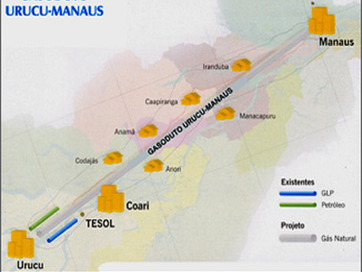 Governo inaugura gasoduto no Amazonas  