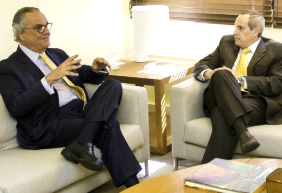 Eduardo Eugenio e Décio Oddone da ANP se reúnem na sede da Firjan Eduardo Eugenio e Décio Oddone da ANP se reúnem na sede da Firjan