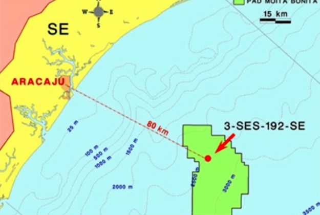 Na área Moita Bonita, Bacia de Sergipe a Petrobras descobre acumulação de gás e óleo, em águas profundas Na área Moita Bonita, Bacia de Sergipe a Petrobras descobre acumulação de gás e óleo, em águas profundas
