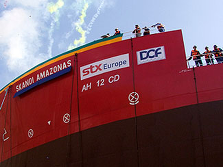 Estaleiro STX Brazil lança ao mar o Skandi Amazonas