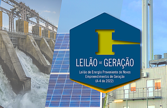 Na sexta-feira (27/05) acontece o 36º Leilão de Energia Nova A-4