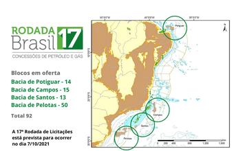 17ª Rodada de Licitações acontece no dia 7/10, divulga ANP